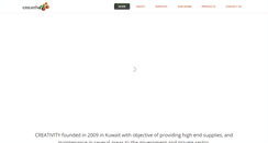 Desktop Screenshot of creativity.com.kw